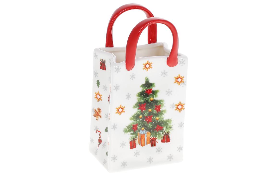 Подставка для кухонных принадлежностей фарфоровая BonaDi Праздничный флёр 15,2 см (498-242)