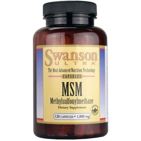 Препарат для суставов и связок Swanson Ultra MSM 1000 мг 120 Caps (SWA-02655)