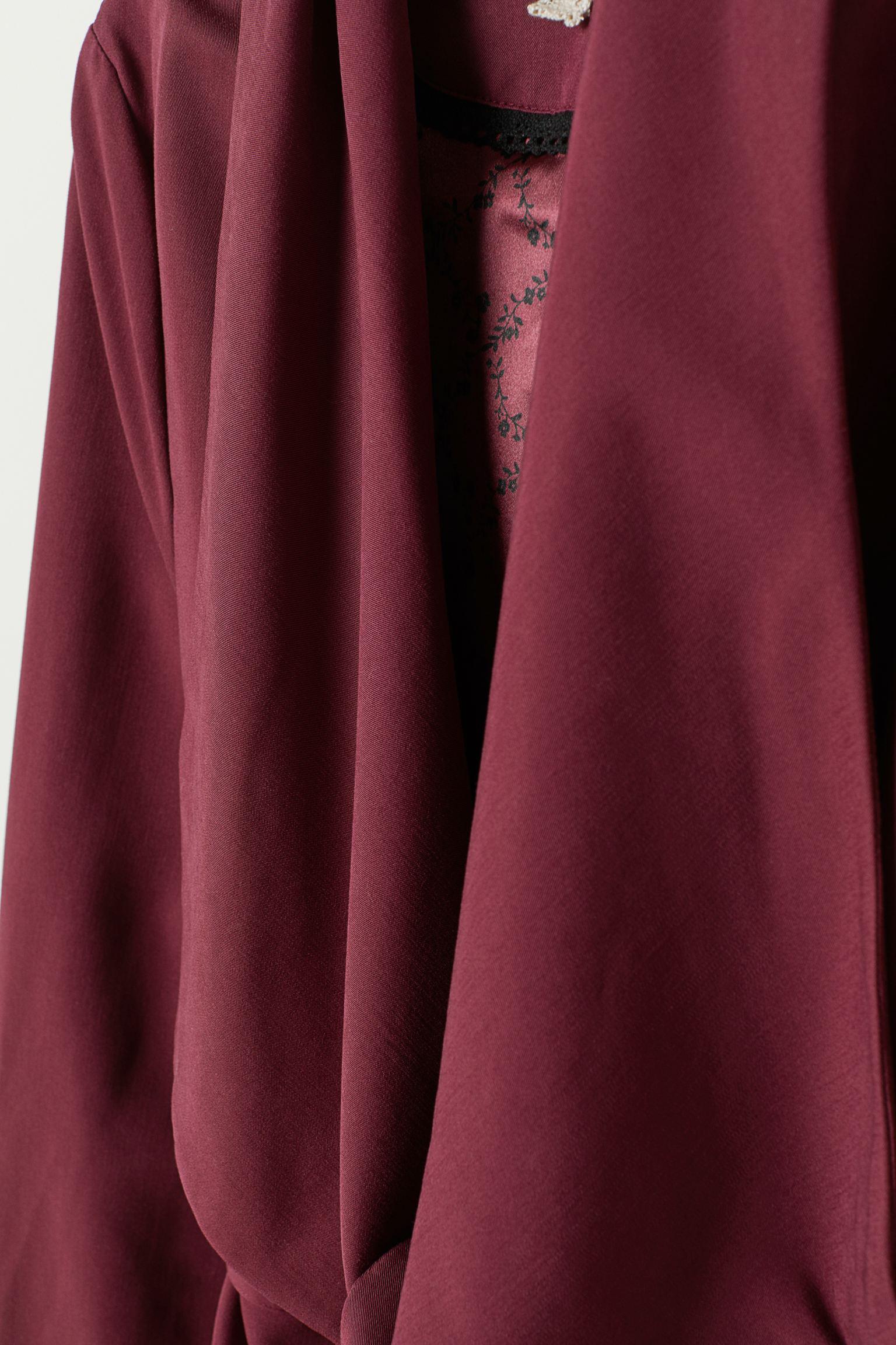 Жакет р. 34 Бордовий (5803018dlog) - фото 2 Жакет р. 34 Бордовий (5803018dlog) - фото 2