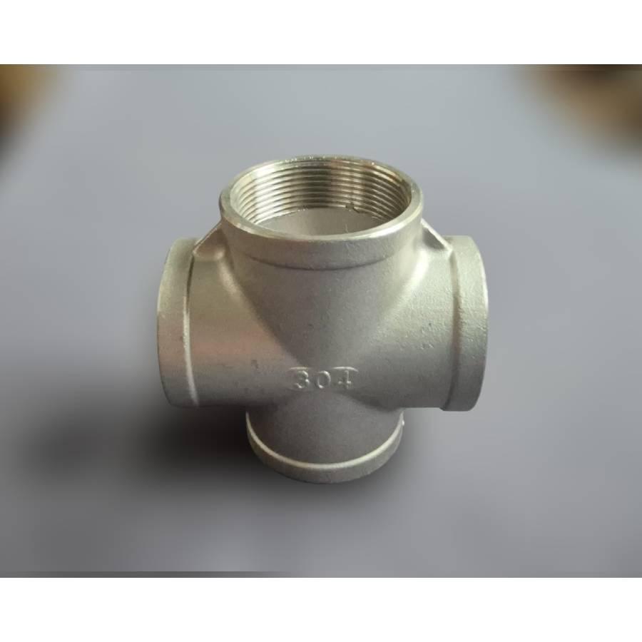 Крестовина муфтовая Ду50 нержавеющая сталь AISI304 ВР BSPP Class 150 90° 2" (29203307) - фото 9 Крестовина муфтовая Ду50 нержавеющая сталь AISI304 ВР BSPP Class 150 90° 2" (29203307) - фото 9
