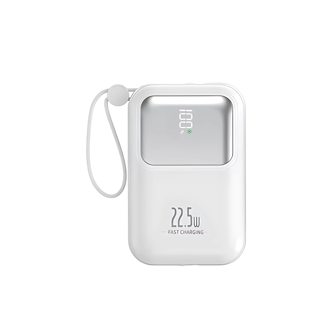 Павербанк беспроводной магнитный Type-C/Lightning/USB 10000 mAh 22,5 Вт White (Powerbank_5_White)