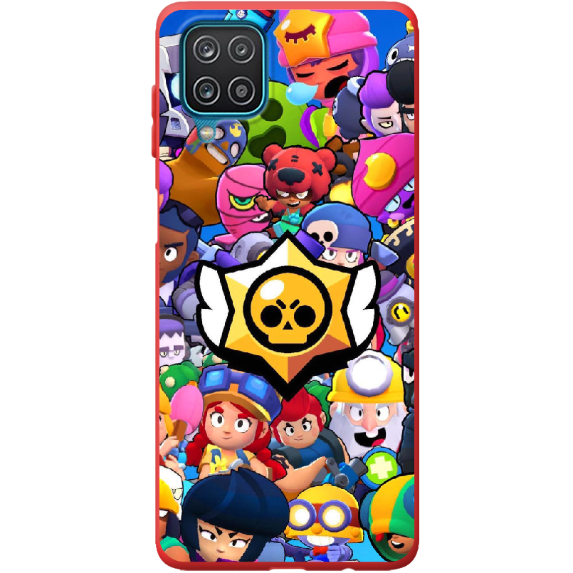 Чехол BoxFace Samsung A125 Galaxy A12 Brawl Stars Красный силикон (41506-up2389-41673)