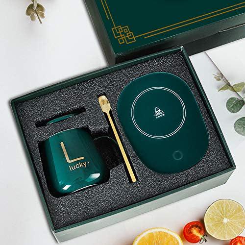 Чашка ерамічна Lucky з USB-підігрівом 350 мл Зелений (23442801) - фото 6