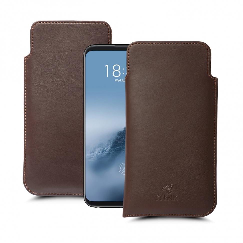 Футляр Stenk Elegance для Meizu 16 Коричневый (63029)