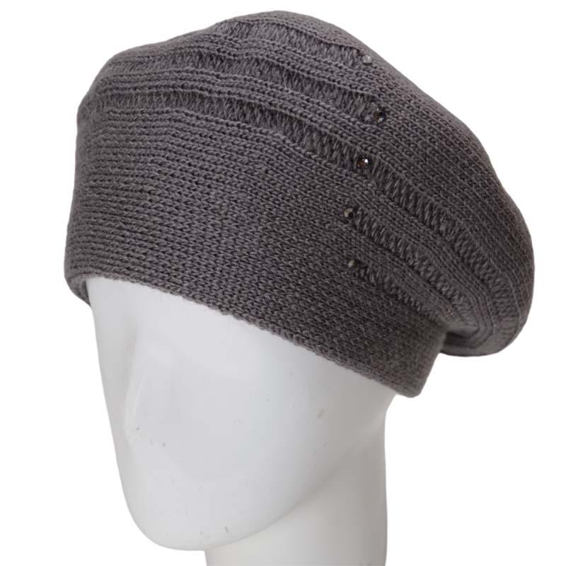 Берет женский Lirus Черта двойной Дымчатый (131664)