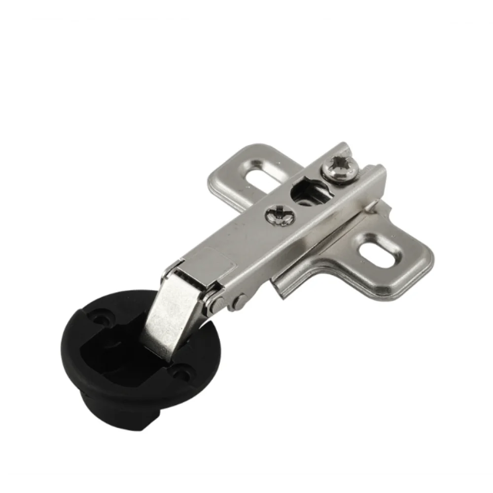 Петля меблева Muller накладна для скла 95° Slide-on D 26 мм Нікель (MP0032)