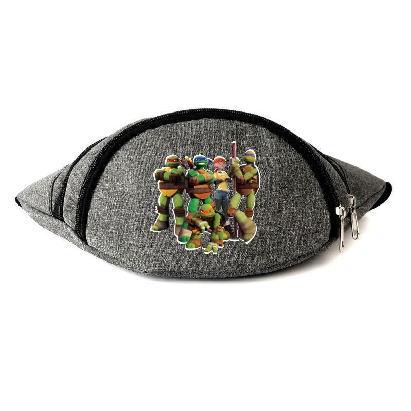 Поясная сумка-бананка Cappuchino toys Черепашки Ниндзя Turtle-001 Серый (1383869000)