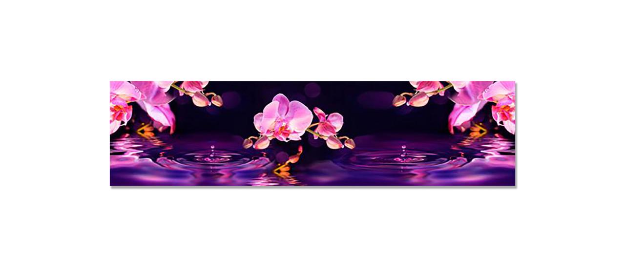 Наклейка виниловая на кухню Zatarga Орхидеи над водой 650х2500 мм (1289776169)