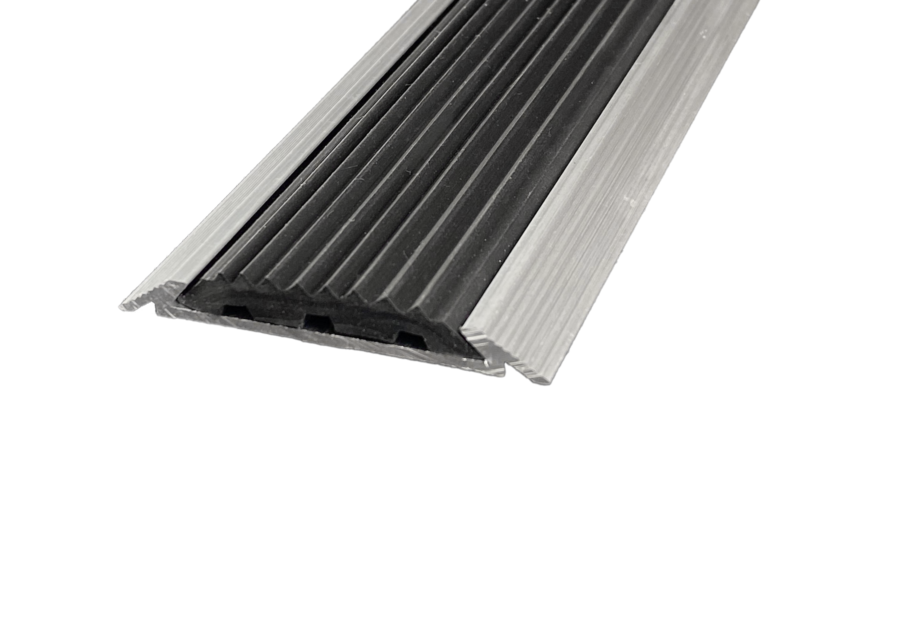 Порожек лестничный EURO CONCEPT алюминиевый БРП-120 с антискользкой вставкой 50х5 мм 2000 мм