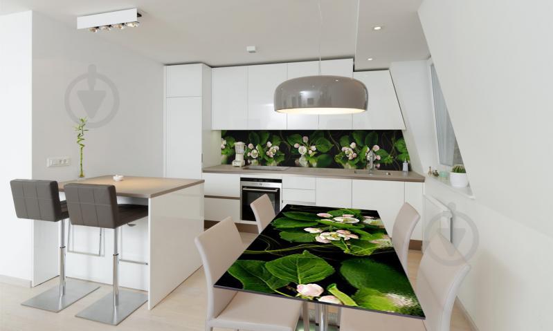 Наклейка виниловая на стол Zatarga «Цветы Яблони Отражение» 650х1200 мм Z180843/1st