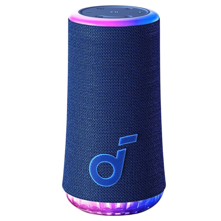 Портативная колонка беспроводная Anker SoundCore Glow 30W Bluetooth 5.3 IP67 Blue (A3166G31)