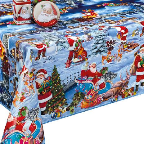 Клеенка на стол новогодняя Oncu Grup Декорама 1,4 м х 1 пог. м (25-С) - фото 1 Клеенка на стол новогодняя Oncu Grup Декорама 1,4 м х 1 пог. м (25-С) - фото 1