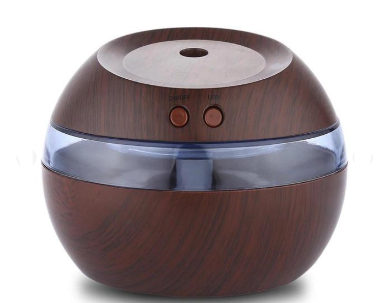 Увлажнитель воздуха Good Idea с подсветкой USB ультразвуковой 300 мл Коричневый (MA-84)