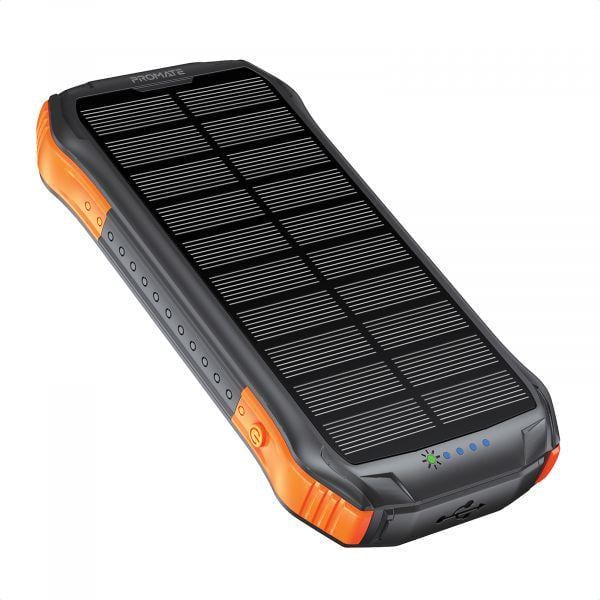 Повербанк Promate SolarTank-10PDQi 10000 mAh 20W Black (solartank-10pdqi.Black)