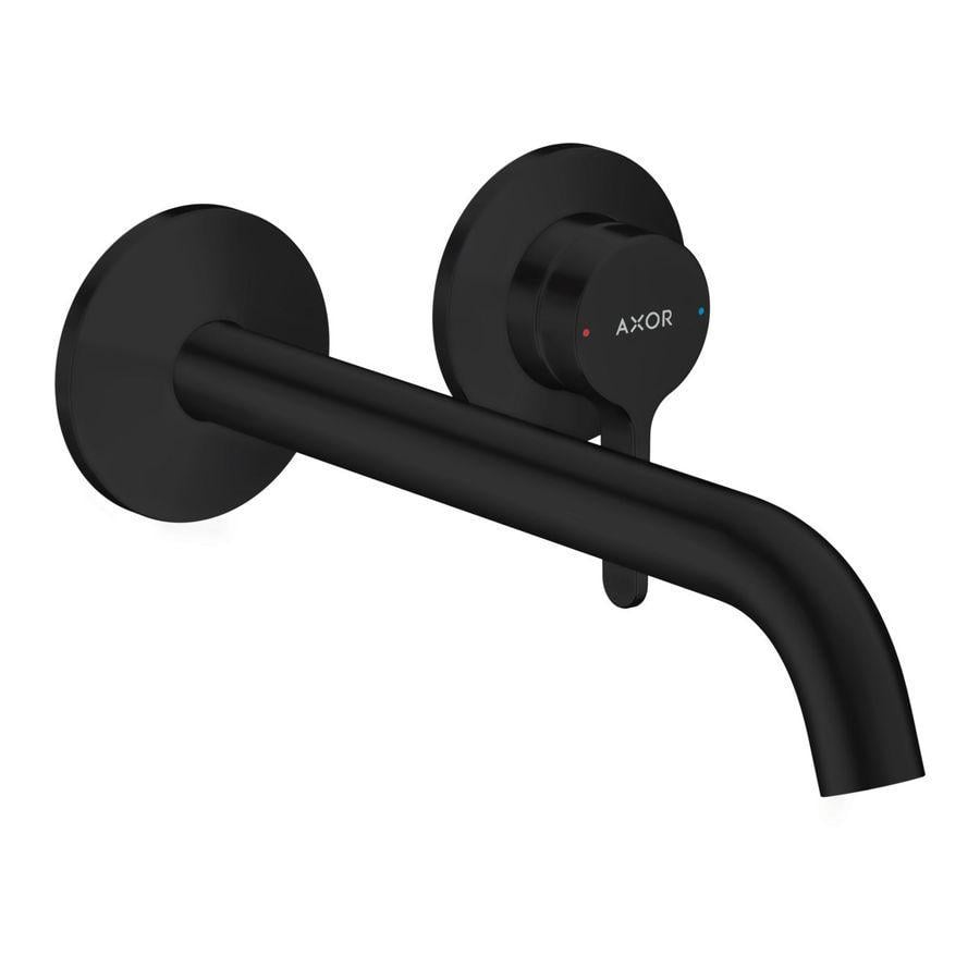 Смеситель для умывальника Axor One 220 из стены Черный матовый (48120670)