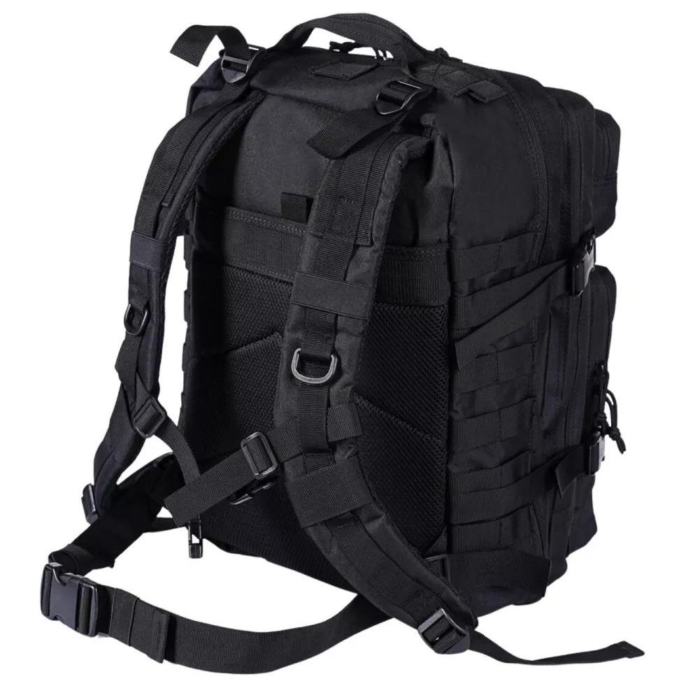 Рюкзак походный Light Tactic 600D с подсумками система Molle оксфорд 50 л 35x22x53 см Black (784779467) - фото 3