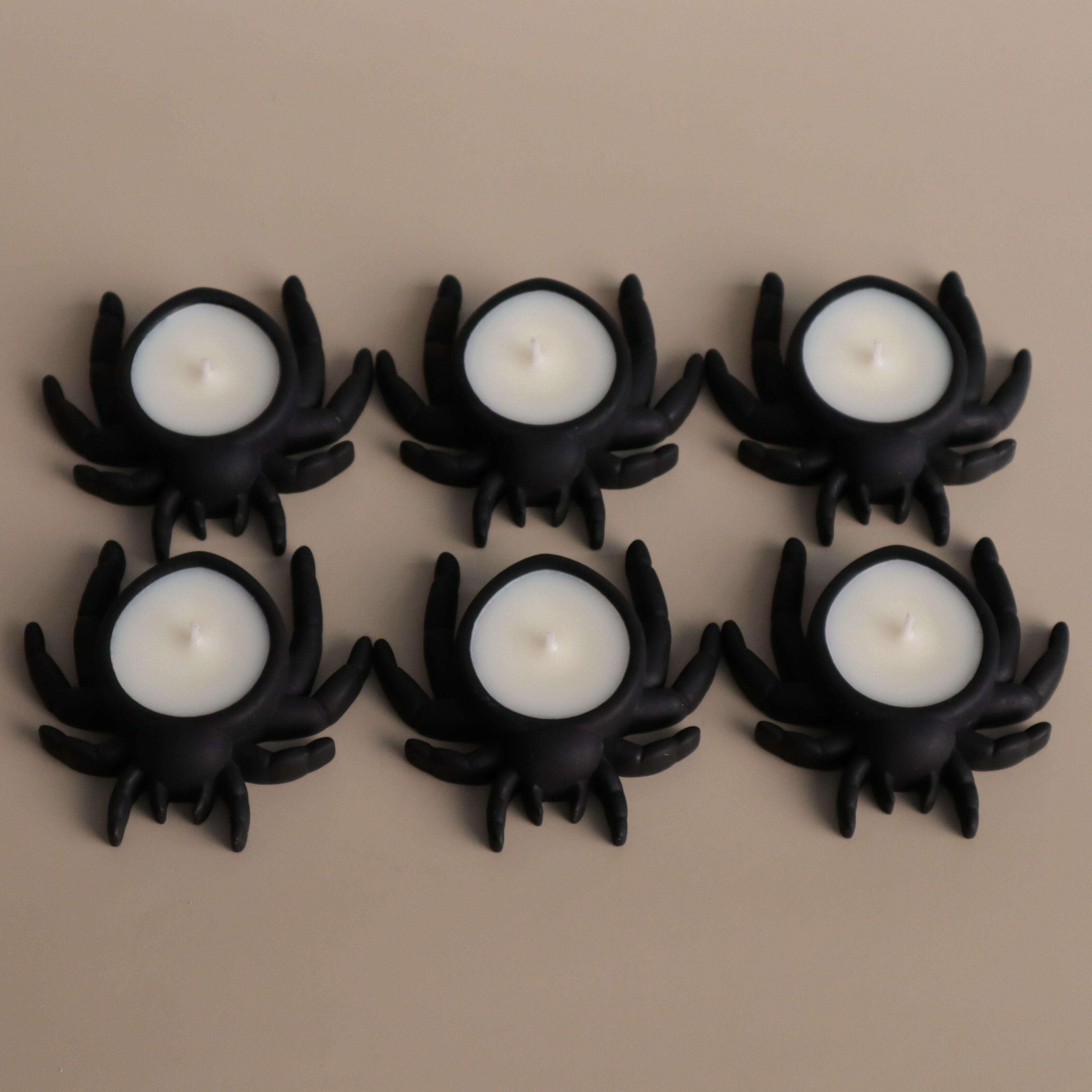 Подарунковий набір чайних аромасвічок Wax Harmony Ваніль Павук 15 г Чорний (3000462)