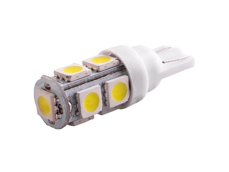 Автомобильная лампа светодиодная LEDUA T10-5050-9 SMD 24V Белый (754)