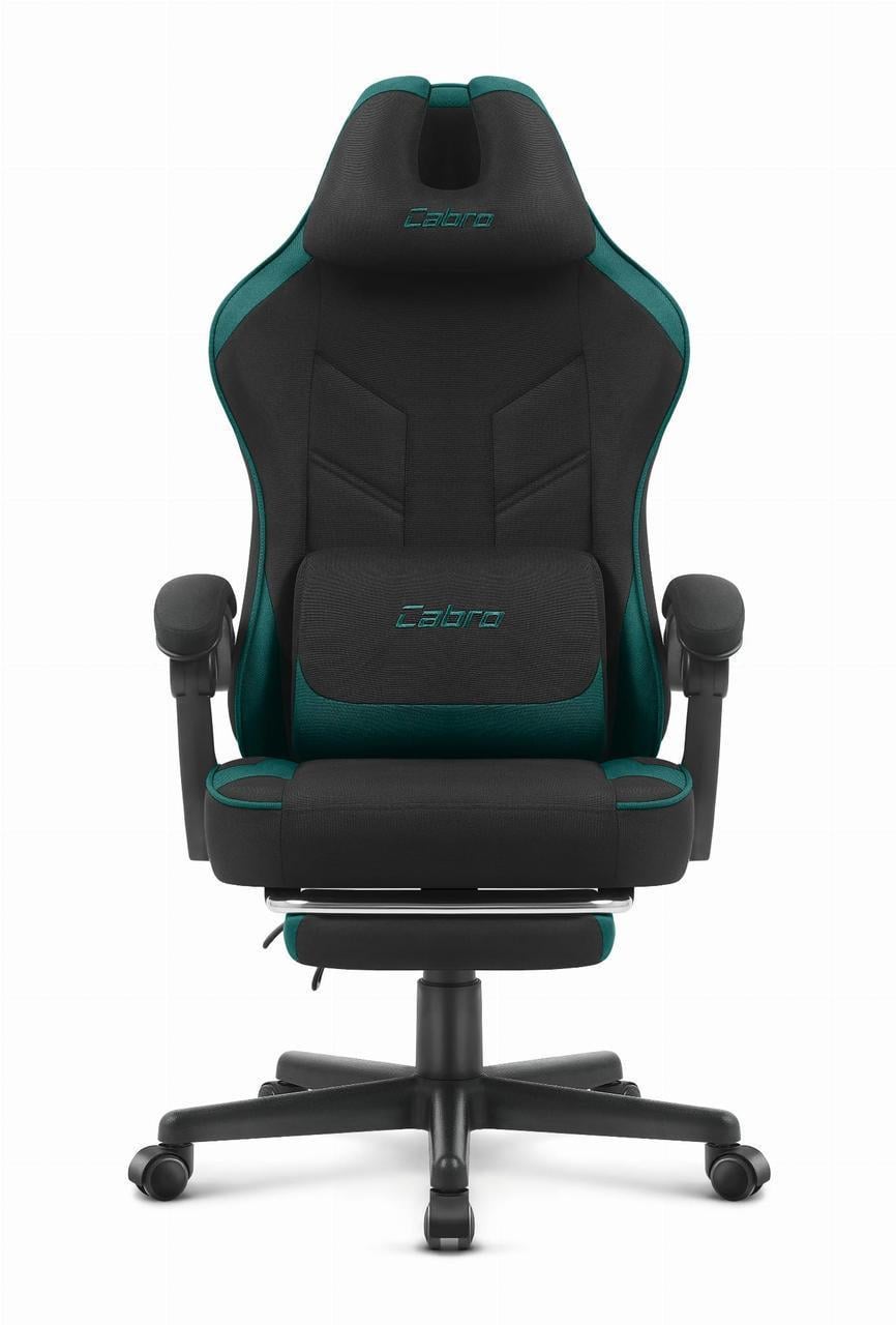 Компьютерное кресло Cabro C504 ткань Black/Green (5907196010279)