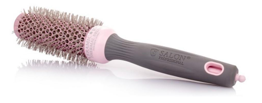 Брашинг для волосся Salon Professional Ceramic Ion Thermal Brush Nog Pink Series 3,3 см (2207168817)