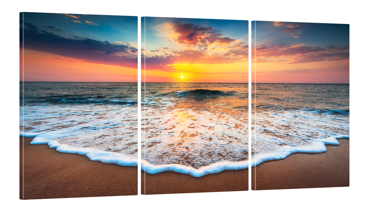Картина модульная на холсте DK Морская волна 100x180 см (MK30156 X)
