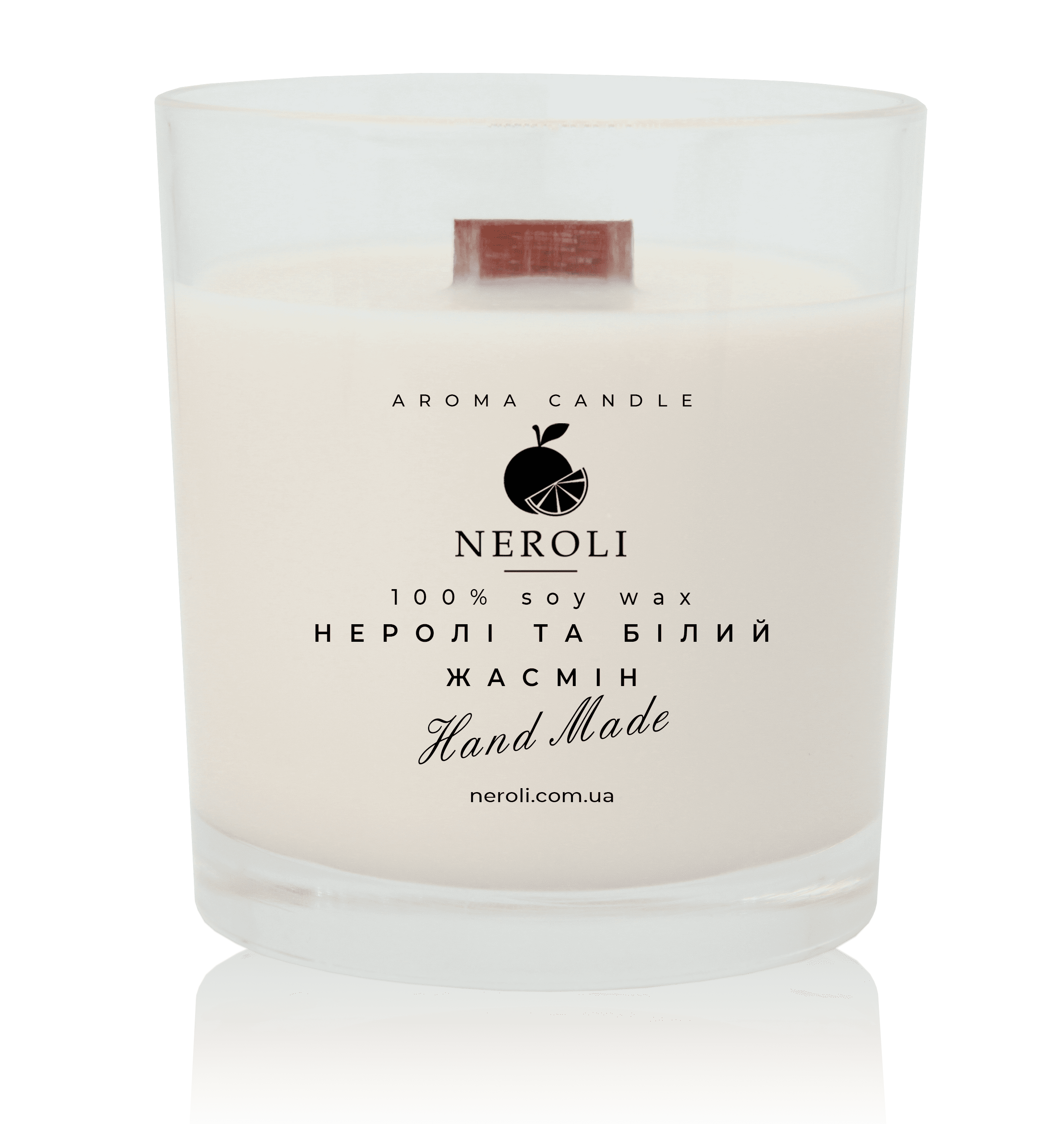 Аромасвічка соєва NEROLI Неролі та Білий Жасмін Crystal Grace 200 мл