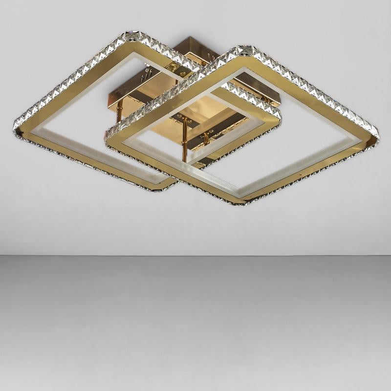 Потолочная люстра LED Light House SY-18284/2 705х525х120 мм 160W Золотистый