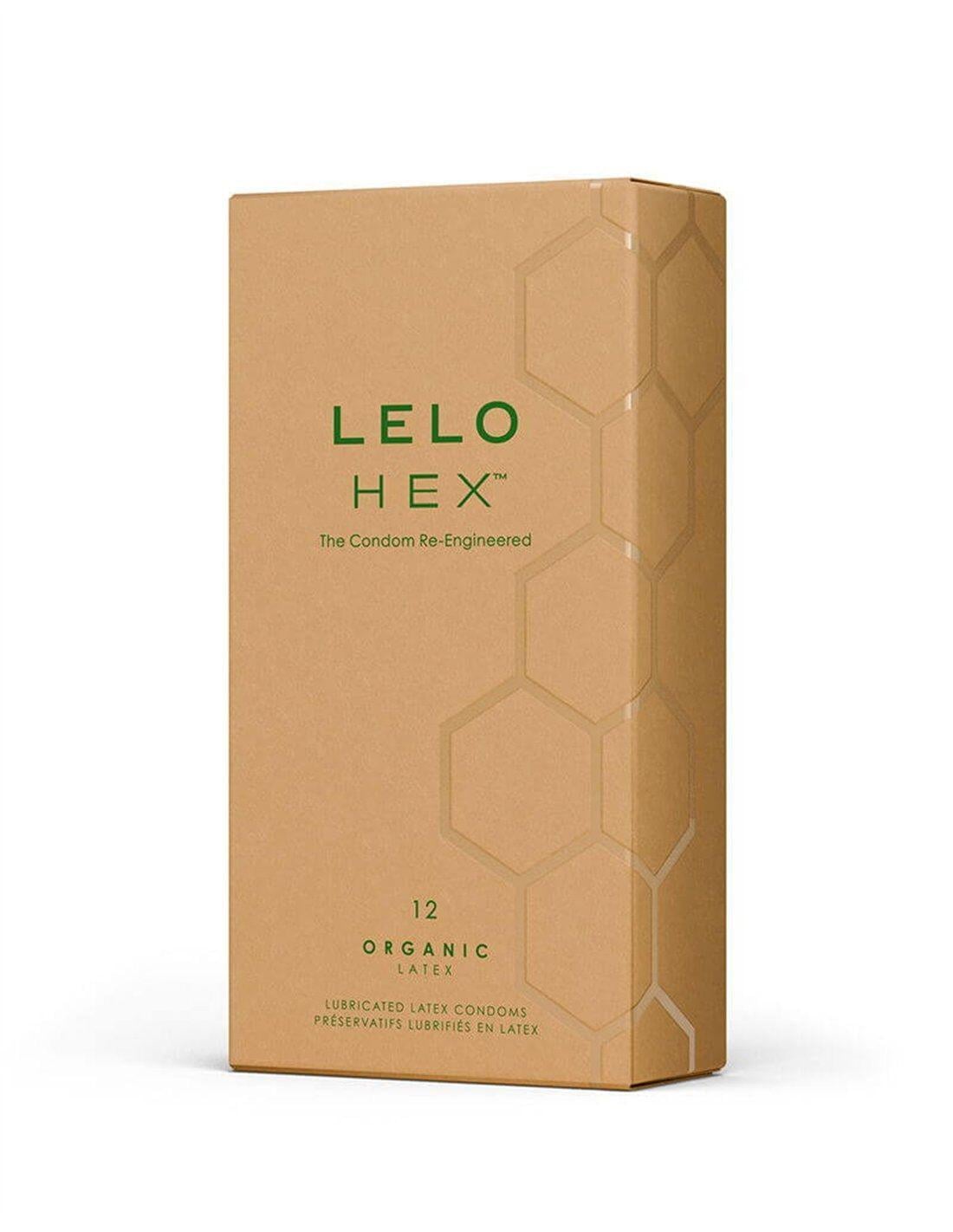 Презервативи LELO HEX Condoms Organic тонкі та суперміцні 12 шт. (BLS3043)