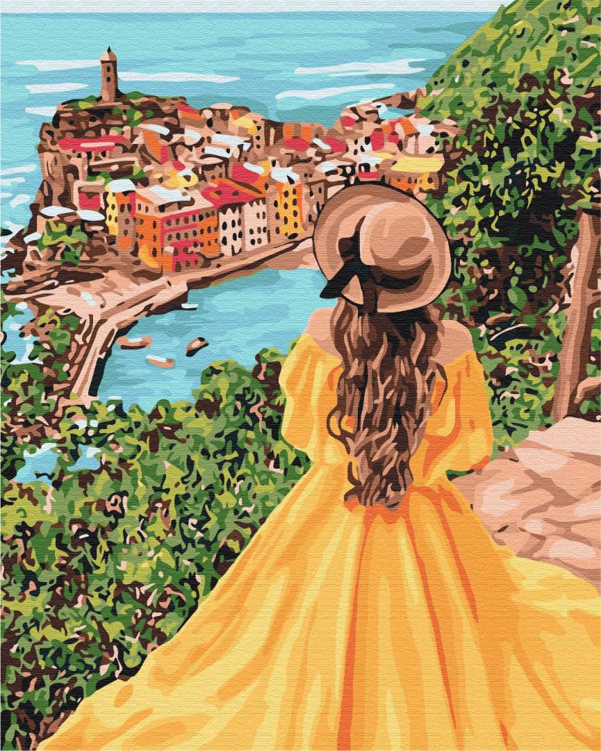 Картина по номерам Brushme Портовый городок 40х50 см (BS51585)