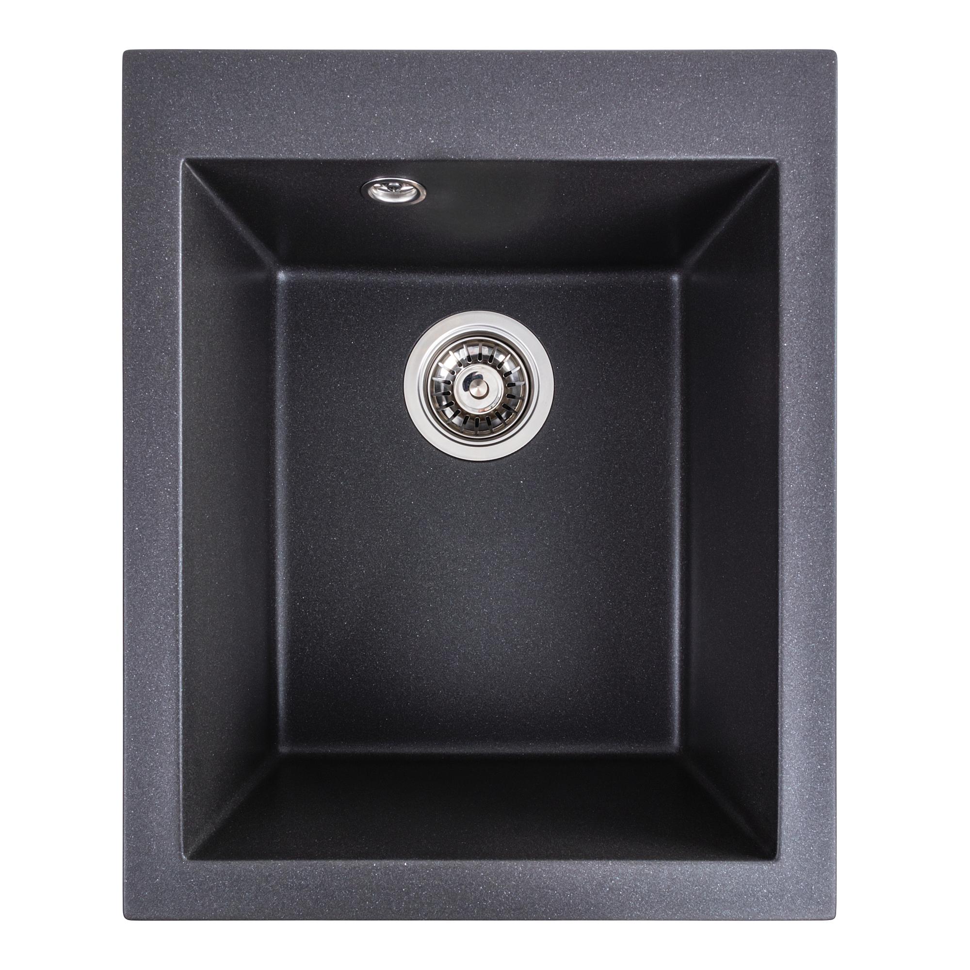 Мойка кухонная Platinum PLS-A40809 гранитная прямоугольная 410x500 мм Серый (197231) Мойка кухонная Platinum PLS-A40809 гранитная прямоугольная 410x500 мм Серый (197231)