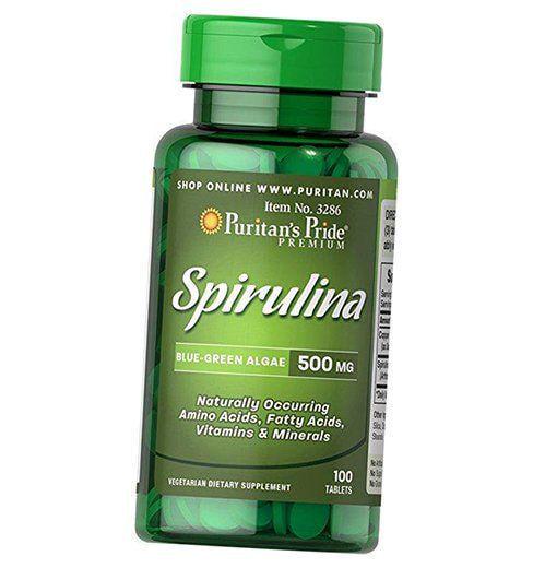 Спіруліна Spirulina 500 100 таблеток (71367022)