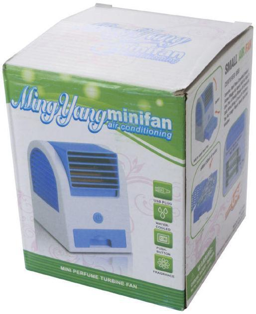 Кондиціонер-міні Conditioninig Air Cooler USB JY-010/0198 Блакитний (18291603) - фото 6