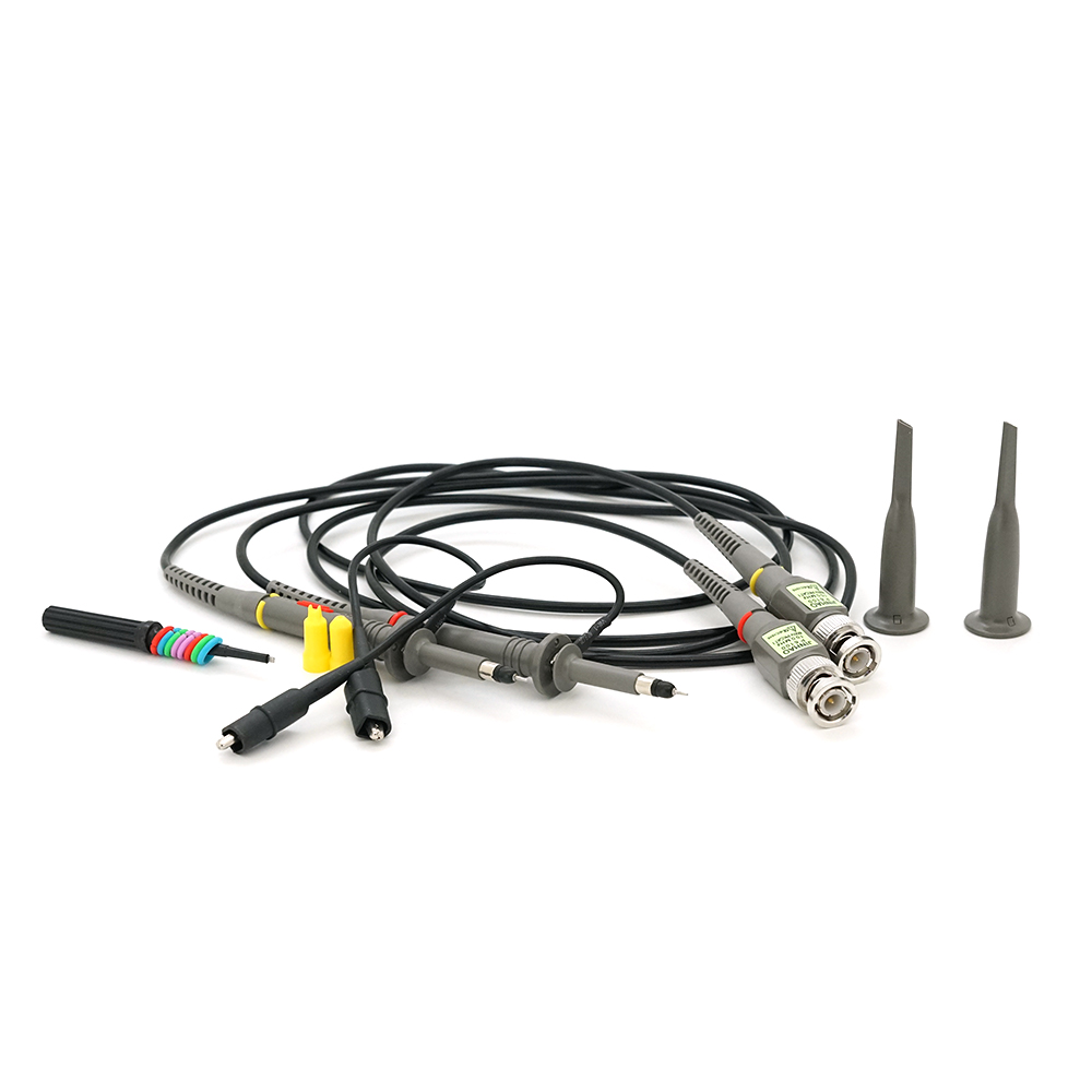 Щупи P6100 Voltronic Premium 2 шт. для осцилографа BNC-рознімання 600В 6-100 МГц (15094)