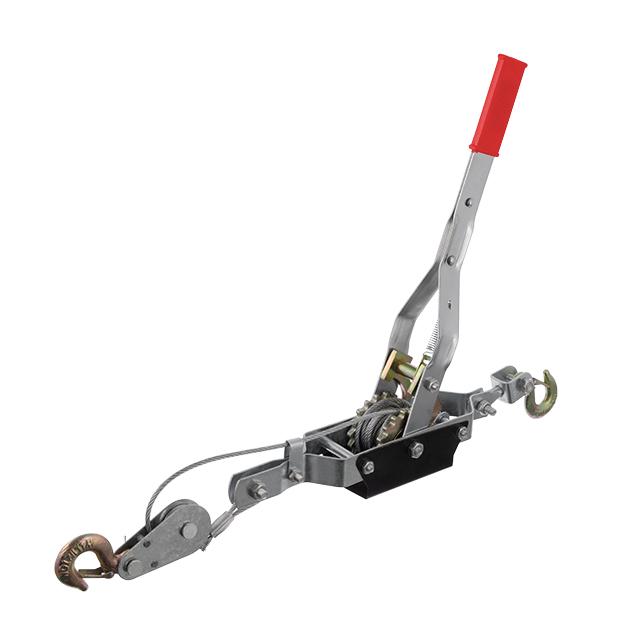 Лебідка важільна Intertool тягове зусилля 4 т трос 2,50 м х 5,5 мм робоча довжина троса 1,20 м (GT1444)