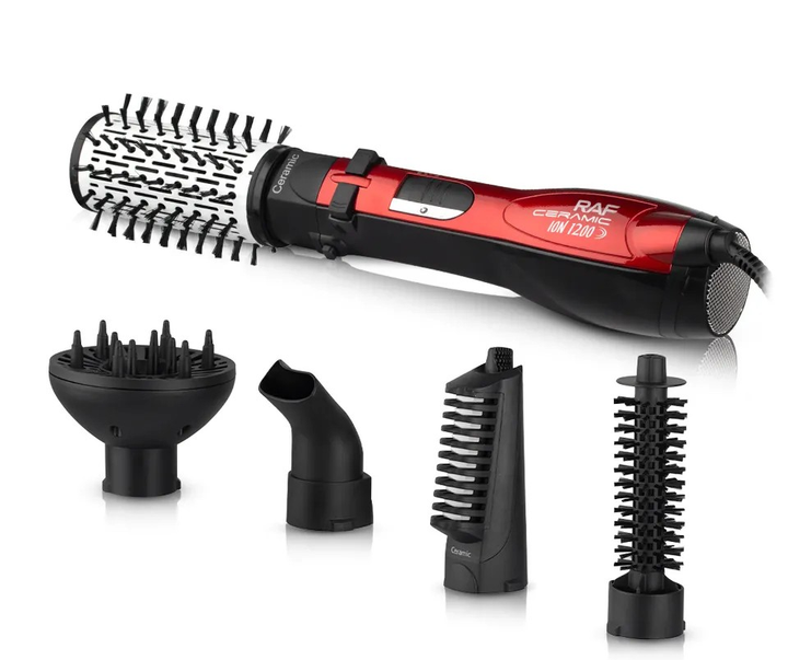 Фен-щітка RAF R.416 з іонізацією Чорний (GR-04756) Фен-щітка RAF R.416 з іонізацією Чорний (GR-04756)