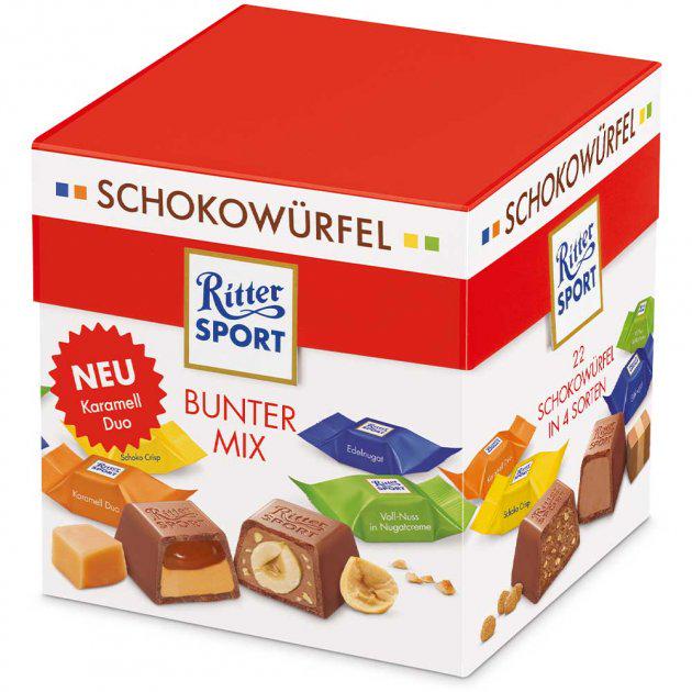 Набор конфет Ritter Sport Schokowurfel Bunter Mix 176 г (745)