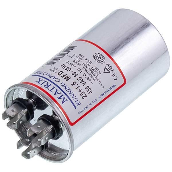 Конденсатор CBB65 25+1,5uF 450V (00000044067)