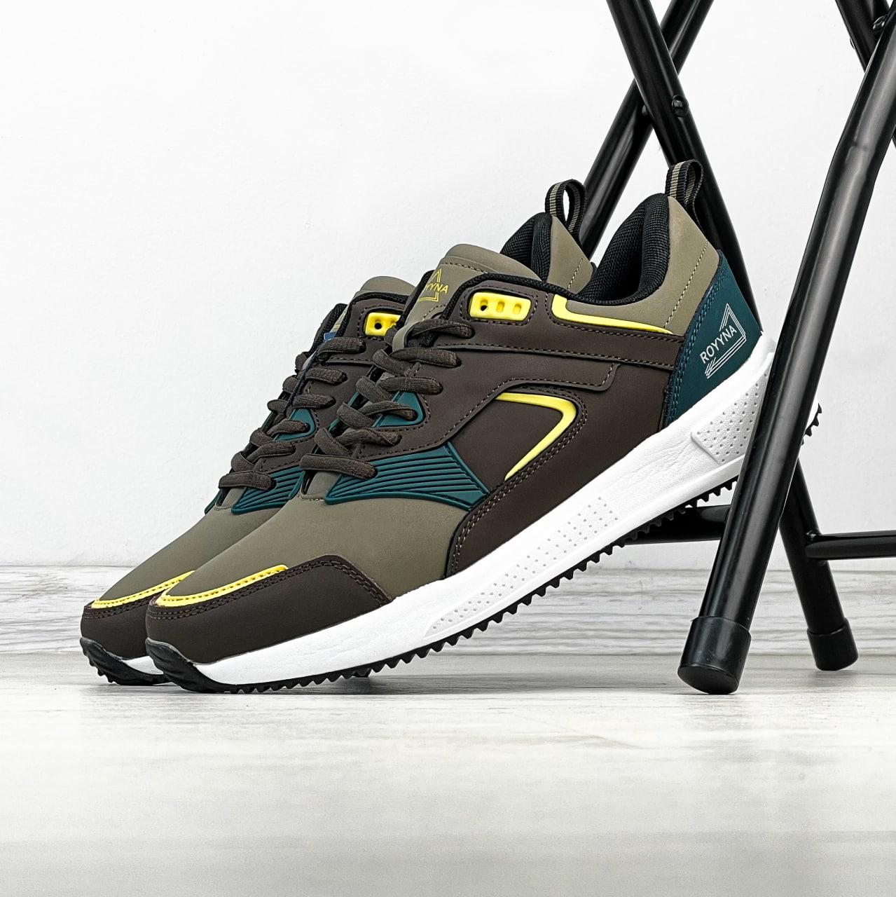 Кроссовки мужские Royyna р. 42 Зеленый (c047T)