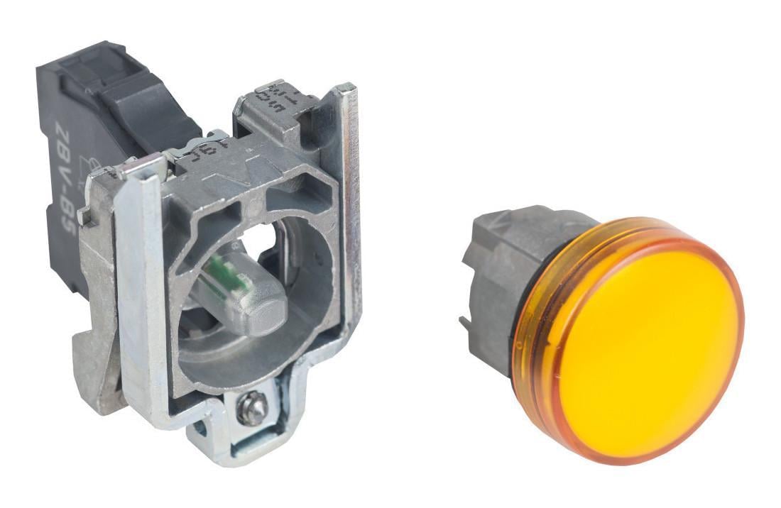 Лампа сигнальная Schneider Electric Harmony XB4 22 мм LED 24 V АС/DC Оранжевый (XB4BVB5)