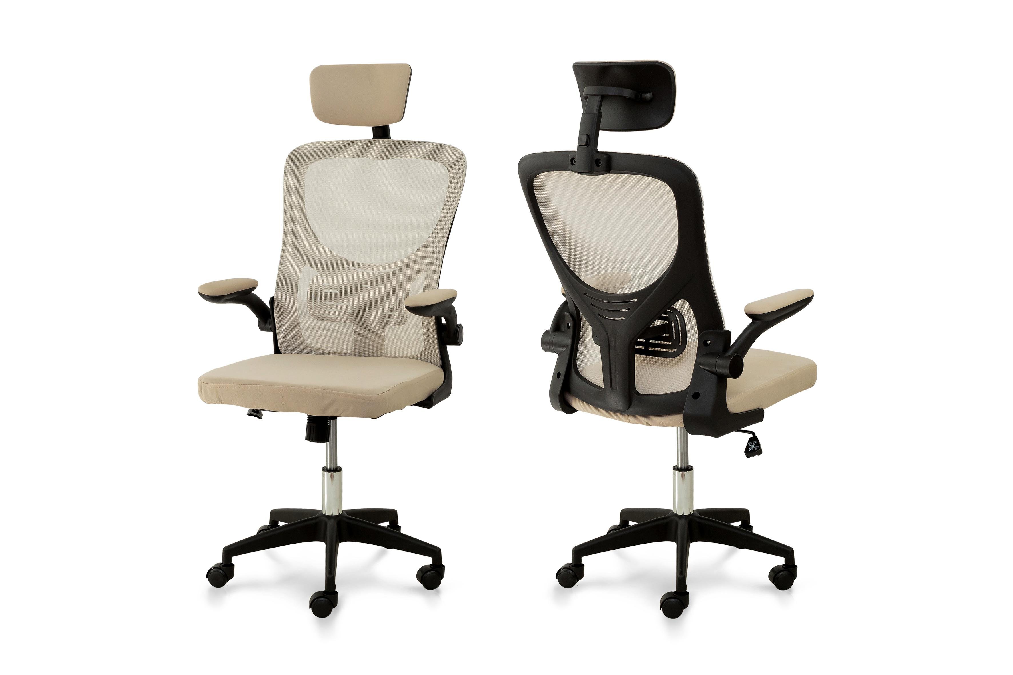 Офісне крісло Comfort Line TONUS Чорний/Бежевий (TNSBB-454712) - фото 11