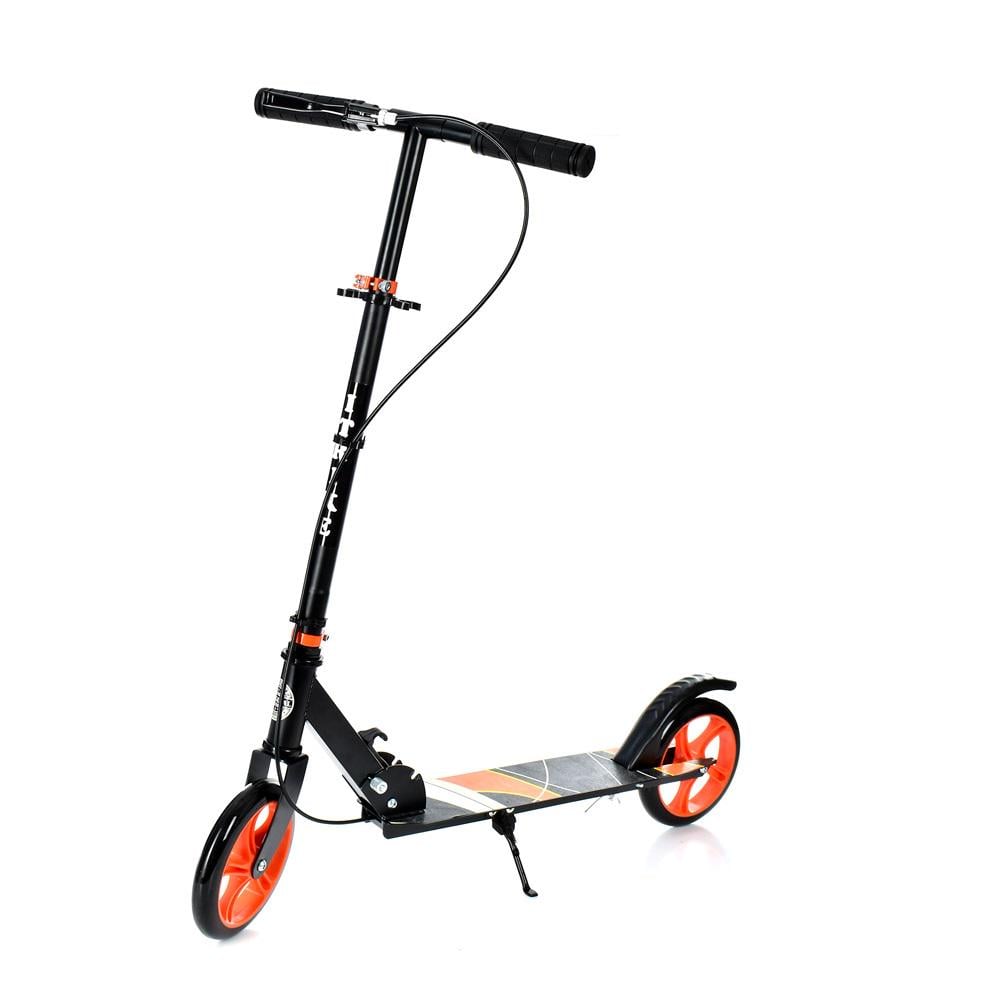 Самокат iTrike SR 2-008-BOR Черный/Оранжевый