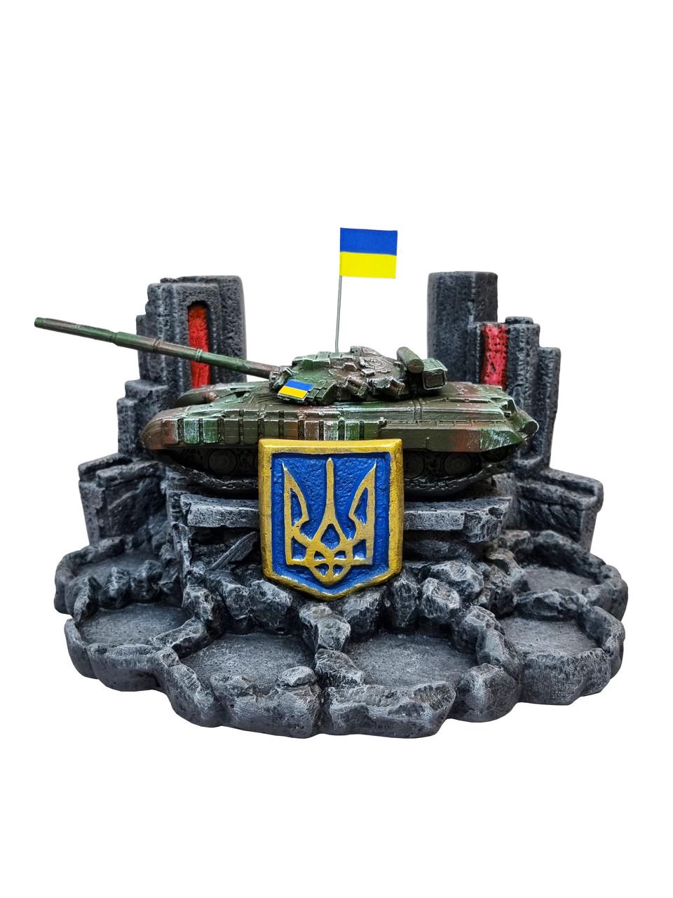 Статуэтка подставка для алкоголя Украинский танк Т64 БВ (1007) Статуэтка подставка для алкоголя Украинский танк Т64 БВ (1007)
