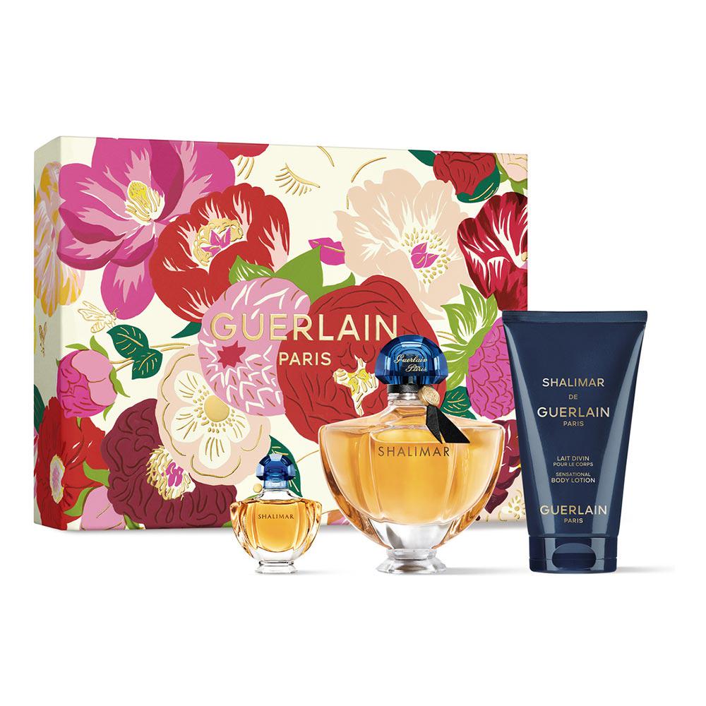 Подарочный набор для женщин Guerlain Shalimar парфюмированная вода 50 мл/парфюмированная вода мини 5 мл/лосьон для тела 75 мл (380757)