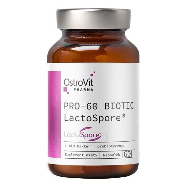 Пробиотик OstroVit Pharma PRO-60 BIOTIC LactoSpore 60 капс. (000020825)