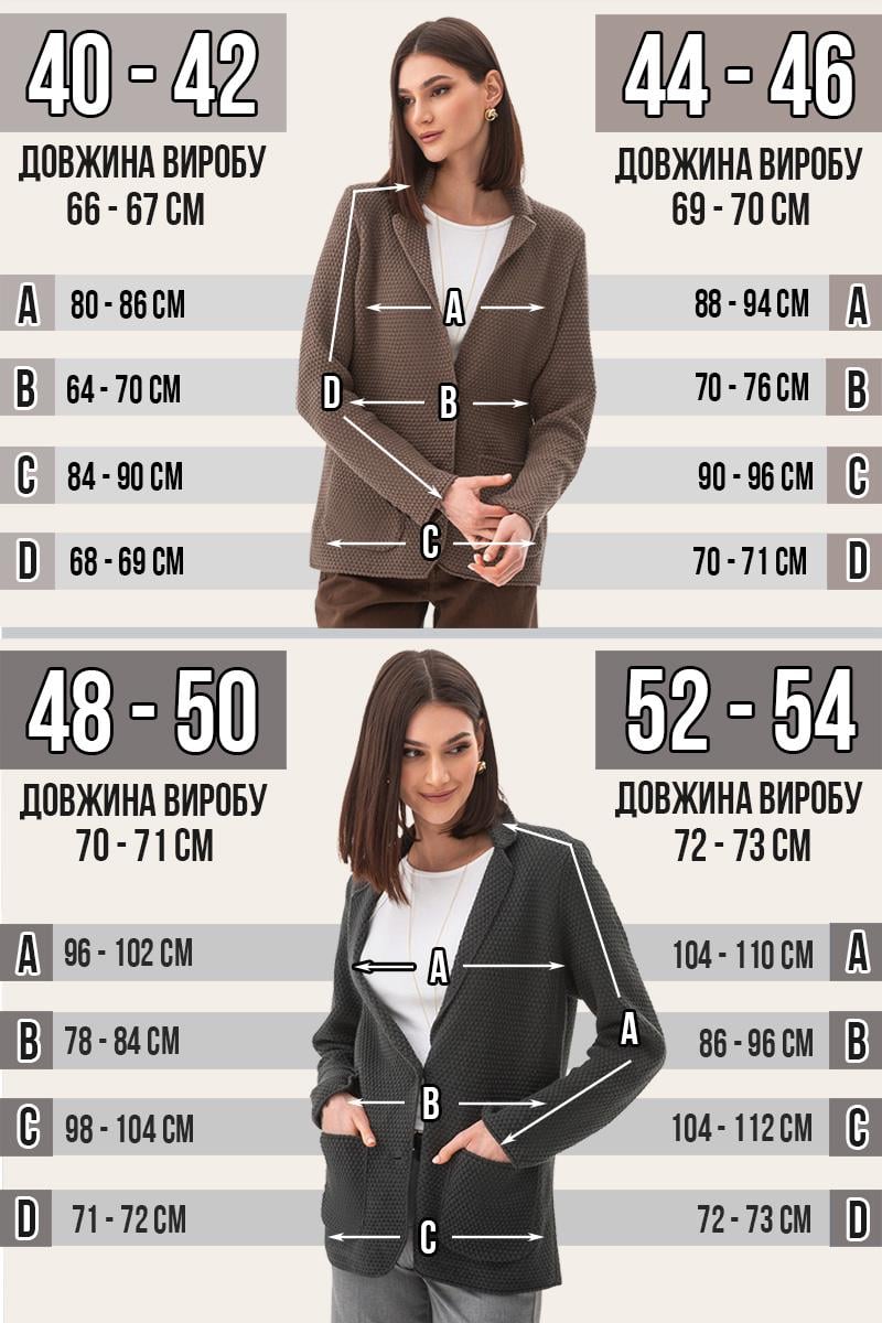 Пиджак женский рисовой вязки SVTR р. 40-42 Темно-серый (598) - фото 10 Пиджак женский рисовой вязки SVTR р. 40-42 Темно-серый (598) - фото 10