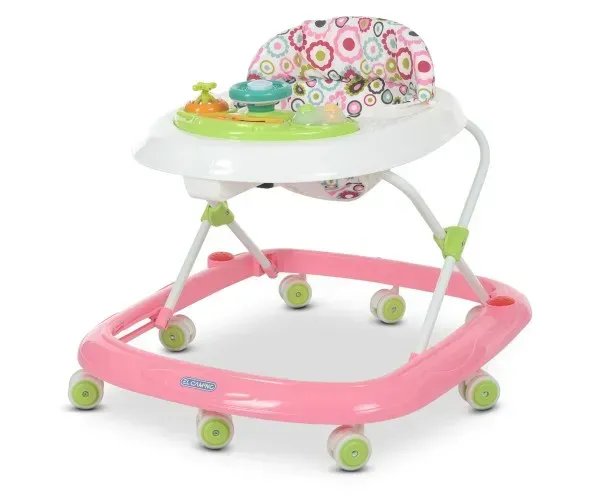 Ходунки дитячі El Camino із музичною ігровою панеллю з пластику та текстилю 64х60х54 см Рожевий (150-98-ME1049PN)