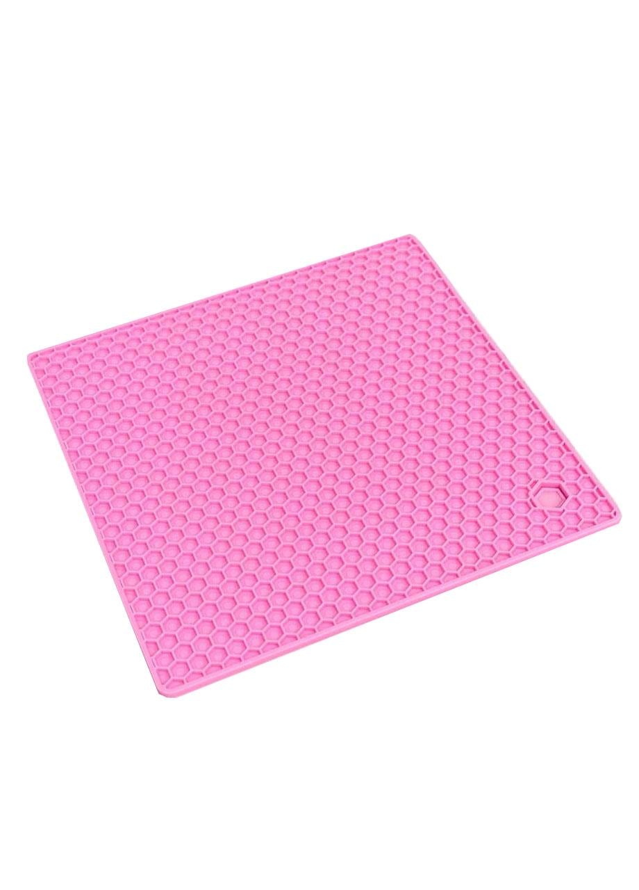 Подставка под горячее силиконовая Good Idea Квадрат 7 мм 18х18 см Розовый (39800SP)