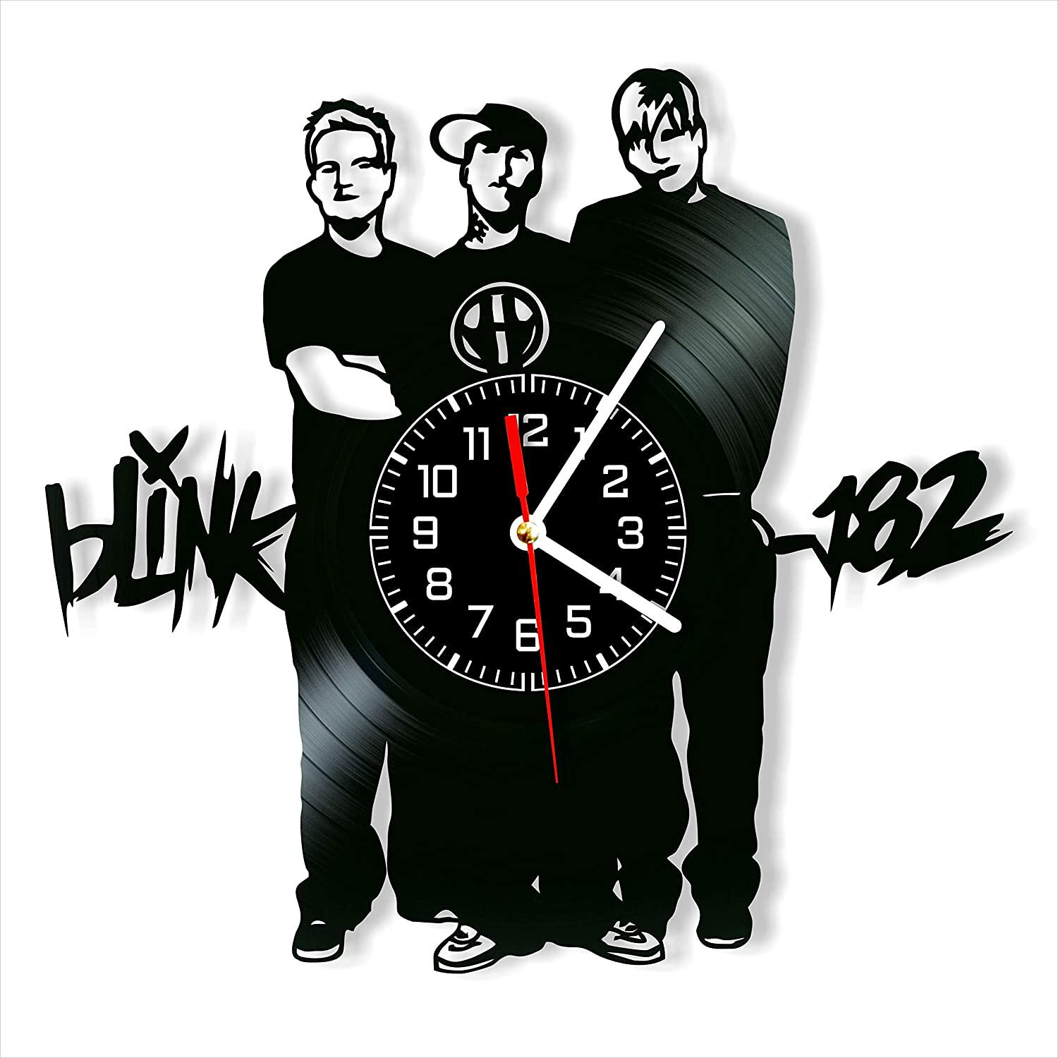 Часы настенные Blink-182 2077 из виниловой пластинки