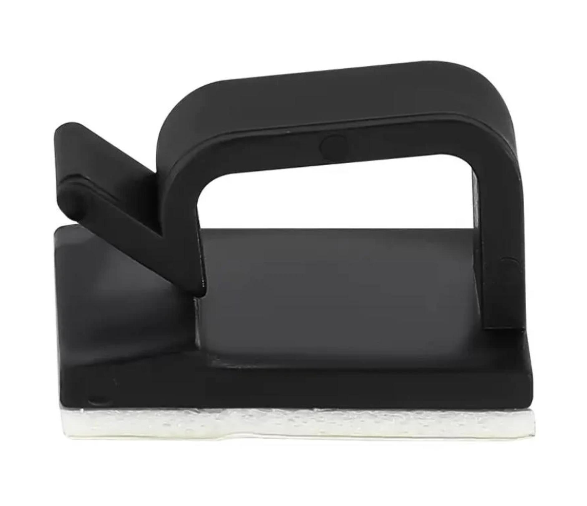 Органайзер-фіксатор кабелю Captain самоклеючий 3M 10 шт. S Чорний (42164928175)