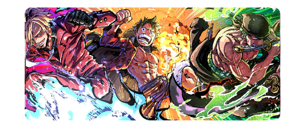 Килимок для мишки з Аніме принтом Ван Піс/One piece Монкі Д. Луффі 800х300х3 мм (2225462686)